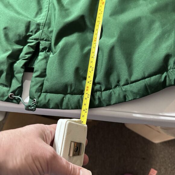 Land’s End Expedition Down Parka Winter Coat Hooded Womens Small Forest Green - Picture 8 of 14